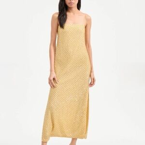 Veronica Beard Gold Maxi Dress
